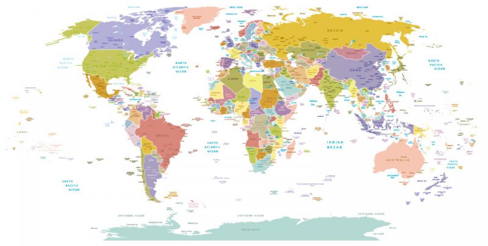 Harita 23 Siyasi Dünya Haritası
