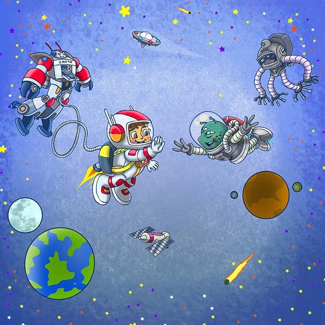 Çocuk 147 Astronot Çocuklar